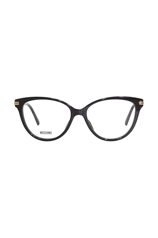 MOSCHINO MOS561, Lunettes de soleil Femme, Noir / 00 Demo lente, 52
