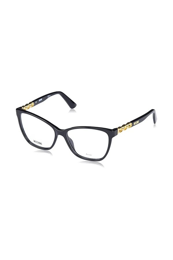 MOSCHINO Mos588 Lunettes de Soleil, Noir, 53 Femme