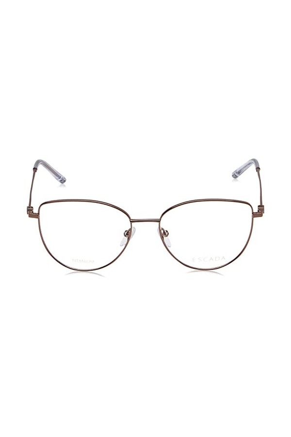 Escada Vesd21 Lunettes de Soleil, Marron avec pièces colorées, 54 Femme