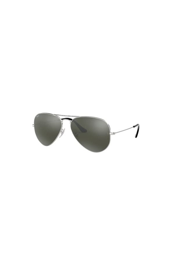 Ray-Ban - 0RB3025 - Aviatior - Lunettes - Silver Frame/Crystal Grey