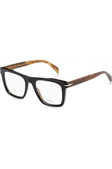 David Beckham DB 7020 Sunglasses, 37N/20 Black Horn, 53 Unisex