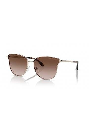 Michael Kors Lunettes de soleil femme MK1120 Salt Lake City 101413 couleur or clair marron taille des verres 62 mm