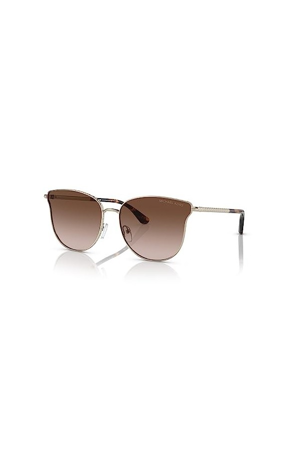 Michael Kors Lunettes de soleil femme MK1120 Salt Lake City 101413 couleur or clair marron taille des verres 62 mm