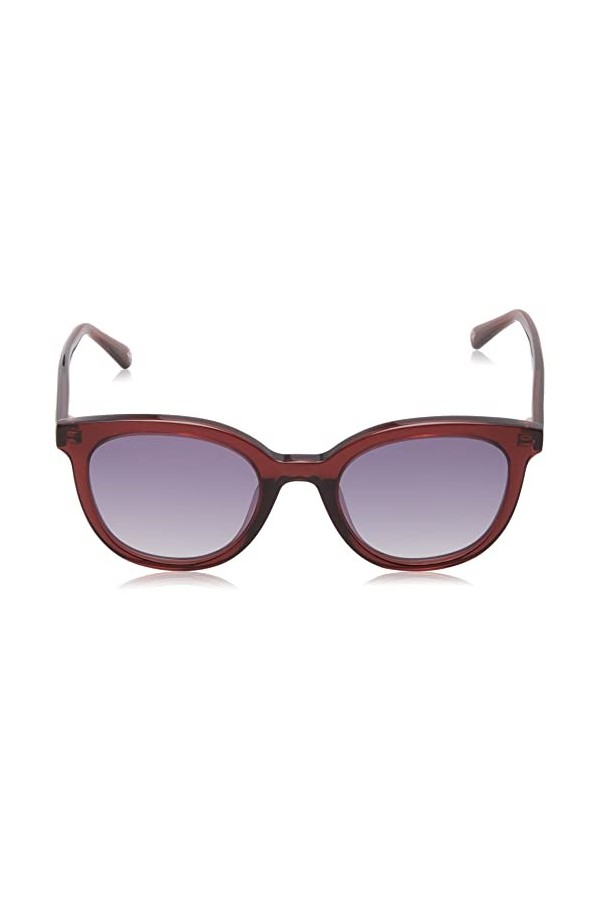 Nina Ricci Snr266 Lunettes de Soleil, Framboise Shiny Transp.Framboise , 50 Femme