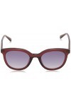 Nina Ricci Snr266 Lunettes de Soleil, Framboise Shiny Transp.Framboise , 50 Femme
