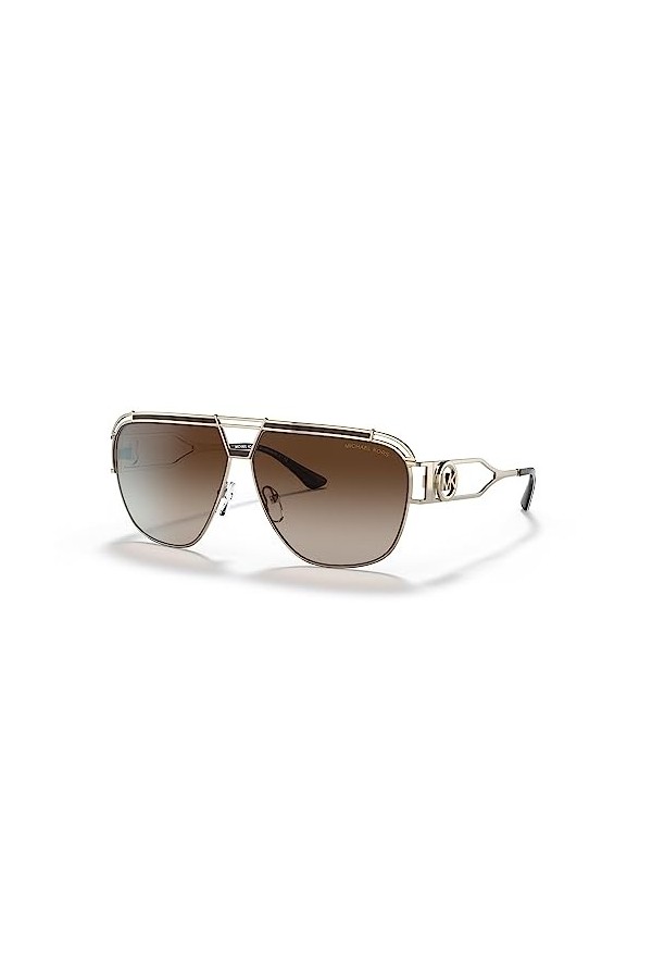 Michael Kors 0 mk1102 Lunettes de Soleil, Or/Marron ombré, 61 Mixte