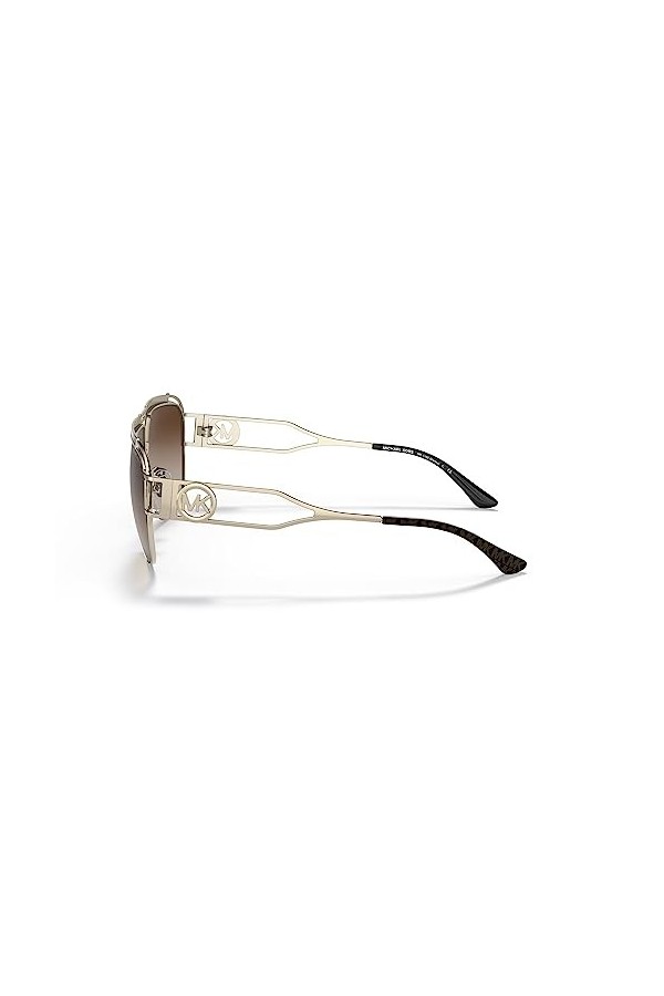 Michael Kors 0 mk1102 Lunettes de Soleil, Or/Marron ombré, 61 Mixte