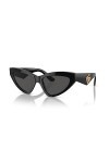 Dolce & Gabbana Lunettes de Soleil DG 4439 Shiny Black/Grey 55/18/145 femme