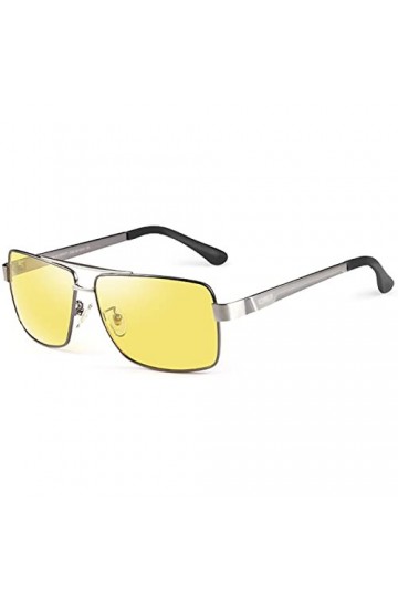 WKZHKA Lunettes de Soleil Lunettes de Soleil, Protection UV Conduite de Nuit Polarisée, Lunettes de Soleil Design de Mode Co