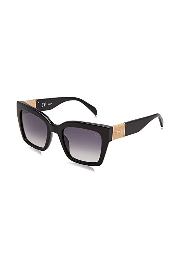 Tous Stob47 Lunettes de Soleil, Noir Brillant, 53 Femme