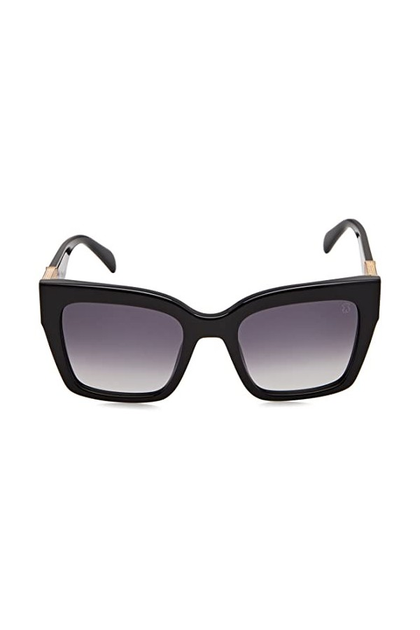 Tous Stob47 Lunettes de Soleil, Noir Brillant, 53 Femme