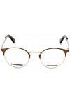 Dsquared D2 0058 Lunettes de Soleil, 01Q/22 Marron doré, 49 Mixte