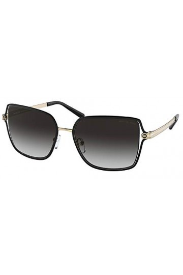 Michael Kors Lunettes de Soleil CANCUN MK 1087 Matte Black/Dark Grey Shaded 56/17/140 femme