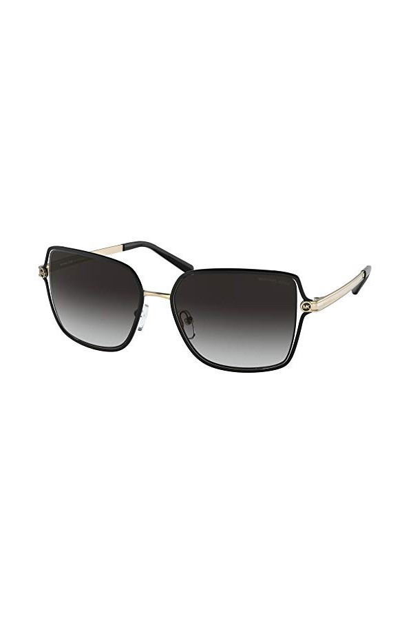 Michael Kors Lunettes de Soleil CANCUN MK 1087 Matte Black/Dark Grey Shaded 56/17/140 femme