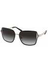 Michael Kors Lunettes de Soleil CANCUN MK 1087 Matte Black/Dark Grey Shaded 56/17/140 femme