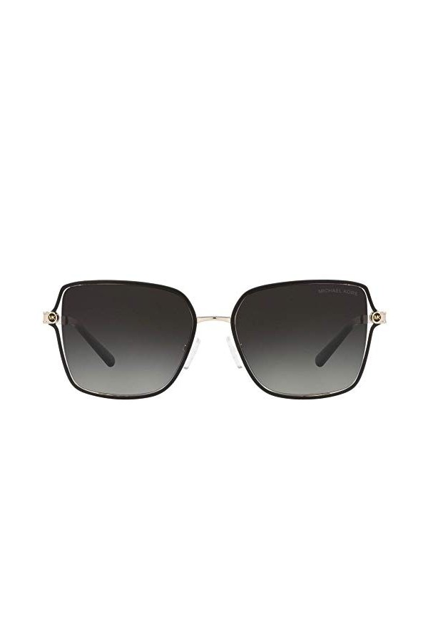 Michael Kors Lunettes de Soleil CANCUN MK 1087 Matte Black/Dark Grey Shaded 56/17/140 femme