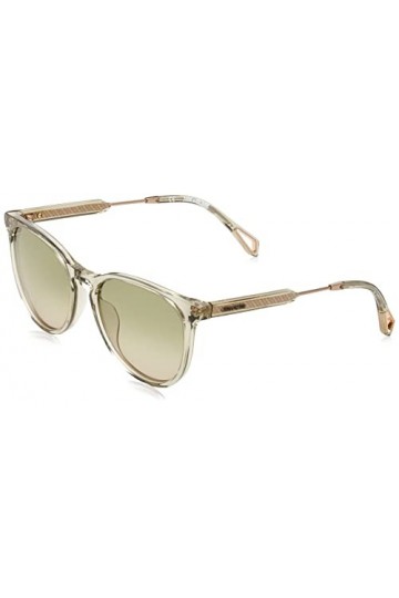 Zadig & Voltaire Szv334 Lunettes de Soleil, Transparent/Vert, 54 Femme