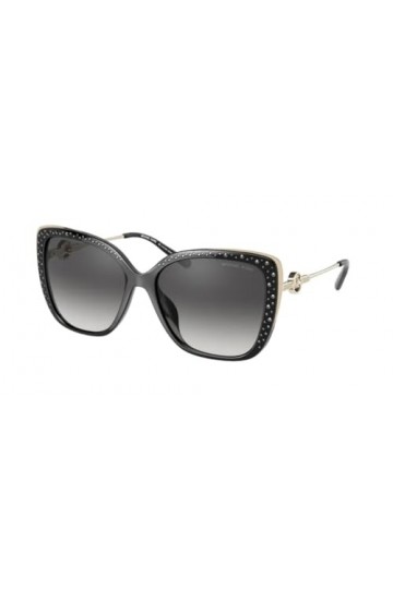 Michael Kors Lunettes de soleil MK2161BU EAST HAMPTON 31108G Femme couleur Noir gris taille verres 56 mm