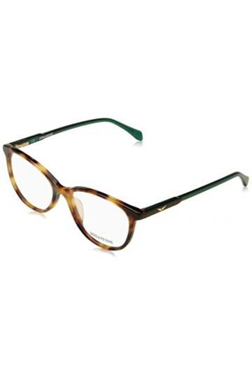 Zadig & Voltaire Vzv294 Lunettes de Soleil, Shiny Havana, 52 Femme