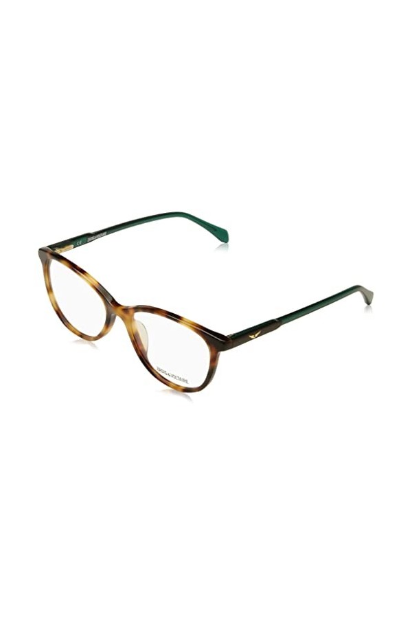 Zadig & Voltaire Vzv294 Lunettes de Soleil, Shiny Havana, 52 Femme