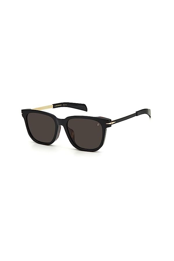 David Beckham DB 7067/f/s Sunglasses, WR7/IR Black Havana, 55 Unisex