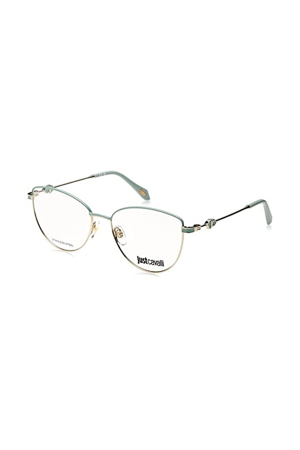 Just Cavalli Vjc014 Lunettes de Soleil, SH.Light Gold W/Col.Parts, 54 Femme