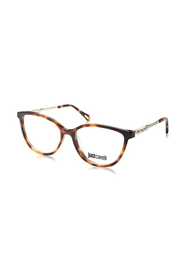 Just Cavalli Vjc008 Lunettes de Soleil, Havana Brown, 54 Femme
