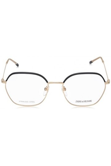 Zadig & Voltaire Vzv327 Lunettes de Soleil, Or Rose Brillant, 53 Femme