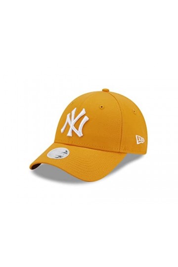 New Era New York Yankees MLB League Essential Yellow 9Forty Adjustable Women Cap - One-Size