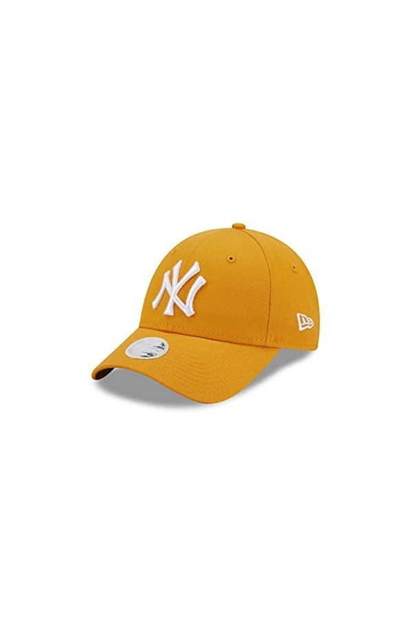New Era New York Yankees MLB League Essential Yellow 9Forty Adjustable Women Cap - One-Size