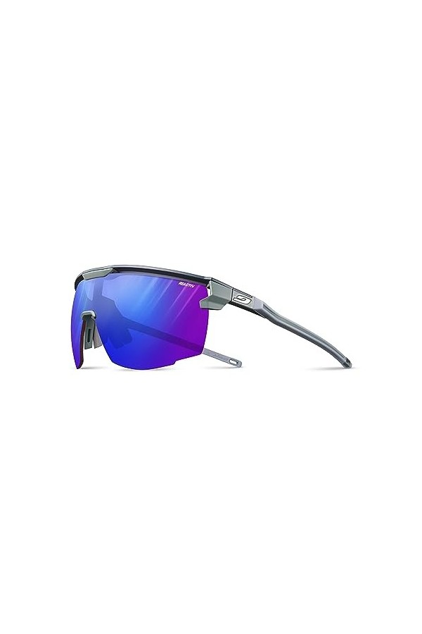 Julbo Ultimate Lunettes de Soleil pour Hommes, Bleu/Vert, L