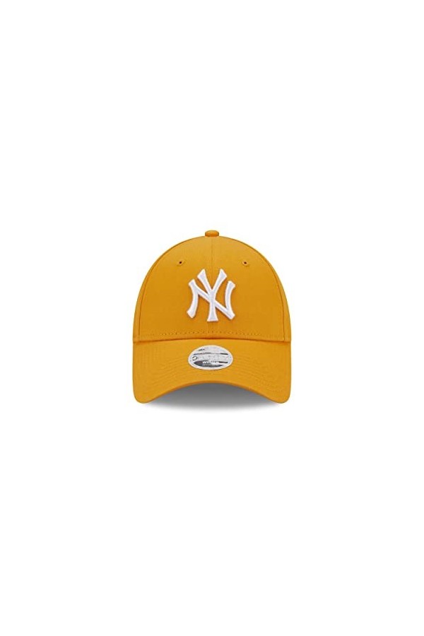 New Era New York Yankees MLB League Essential Yellow 9Forty Adjustable Women Cap - One-Size
