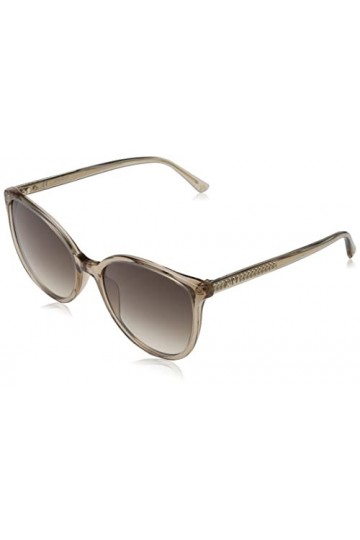 Nina Ricci Snr325 Lunettes de Soleil, Marron Brillant, 58 Femme