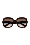 Gucci Lunettes de Soleil GG1337S Havana/Brown Shaded 54/22/140 femme