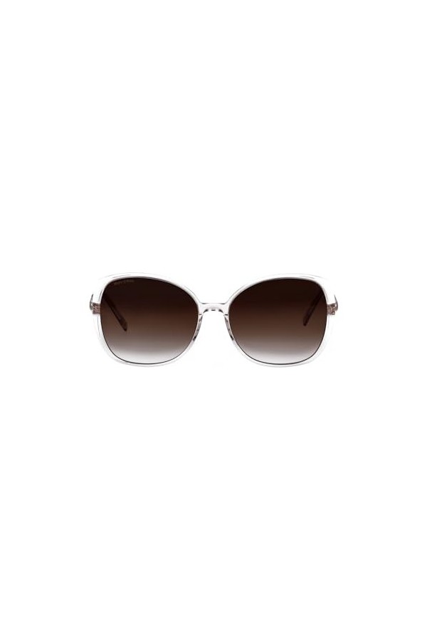 Marc OPolo Lunettes de soleil pour femme 506191 50 Rose dégradé rose transparent/marron , taille 57, Rose