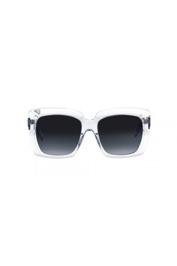 Marc OPolo Lunettes de soleil pour femme 506198 00 transparentes dégradé transparent/gris , taille 54, Transparent