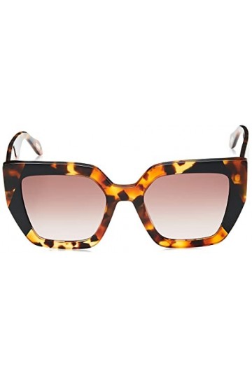Just Cavalli SJC021V Lunettes de Soleil, Shiny Havana, 53 Femme