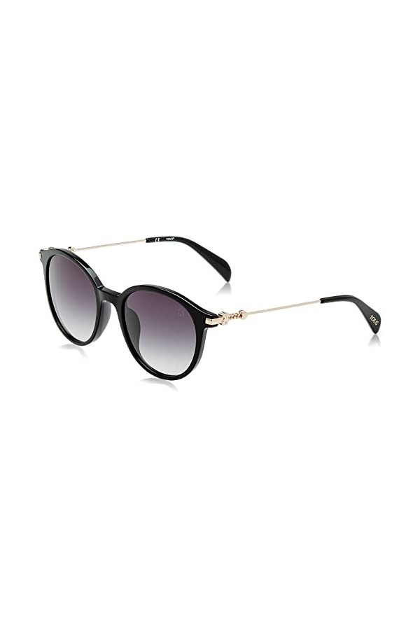 TOUS Stob41 Lunettes de Soleil, Noir Brillant, 51 Femme