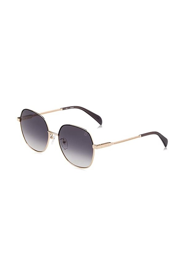 Tous Sto439 Lunettes de Soleil, Rose Gold W/Black Parts, 56 Femme
