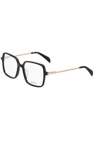 TOUS Vtob59 Lunettes de Soleil, Noir Brillant, 54 Femme