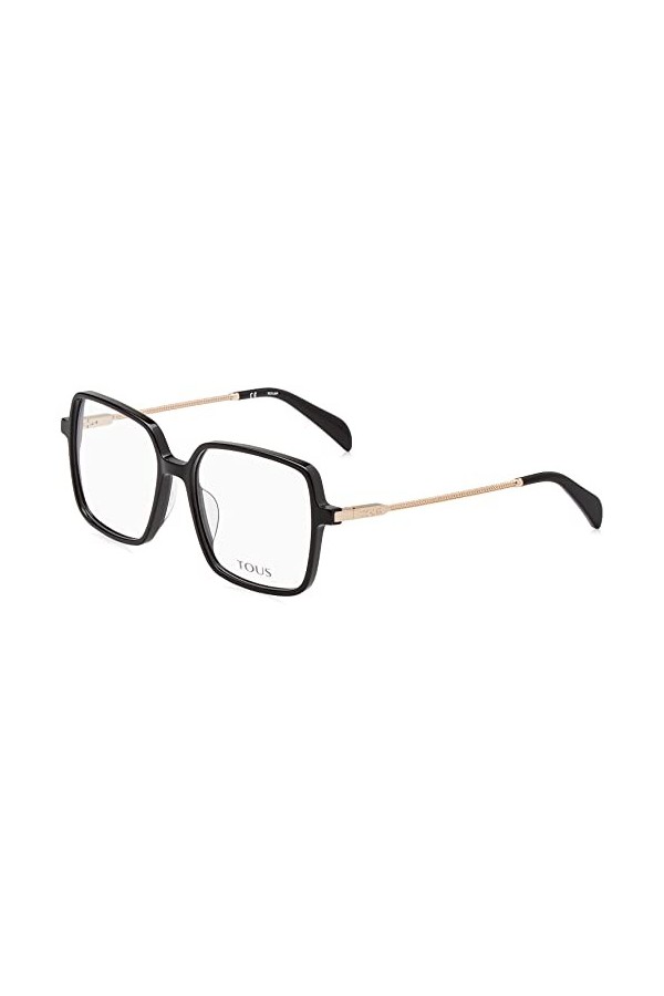 TOUS Vtob59 Lunettes de Soleil, Noir Brillant, 54 Femme