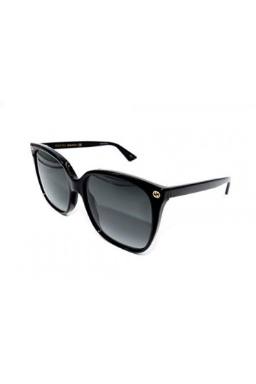 Gucci GG0022S 001 Montures de Lunettes, Noir Black/Grey , 57 Femme