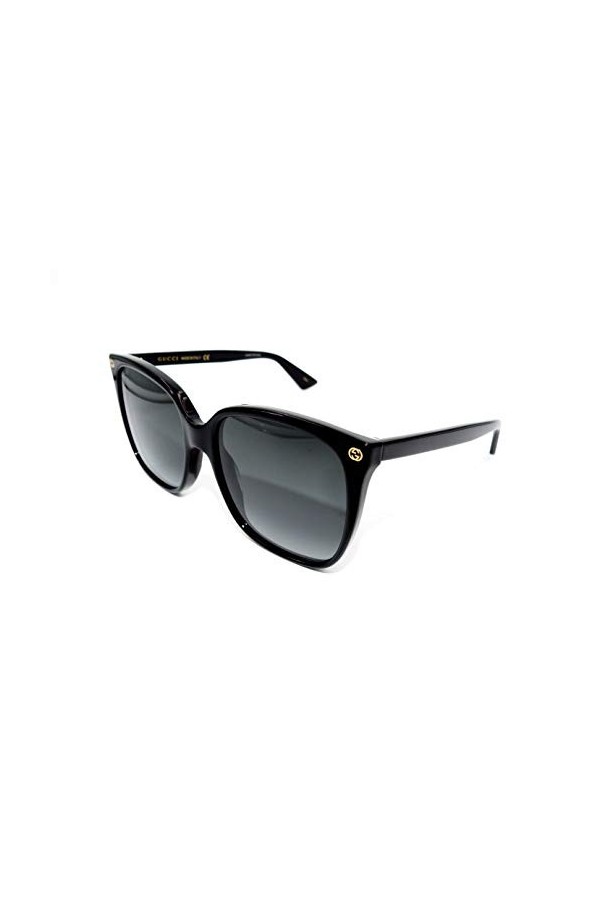 Gucci GG0022S 001 Montures de Lunettes, Noir Black/Grey , 57 Femme
