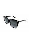 Gucci GG0022S 001 Montures de Lunettes, Noir Black/Grey , 57 Femme