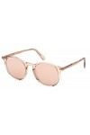 MONCLER Lunettes de Soleil VIOLLE ML0213 Shiny Pink/Pink 50/20/145 unisexe