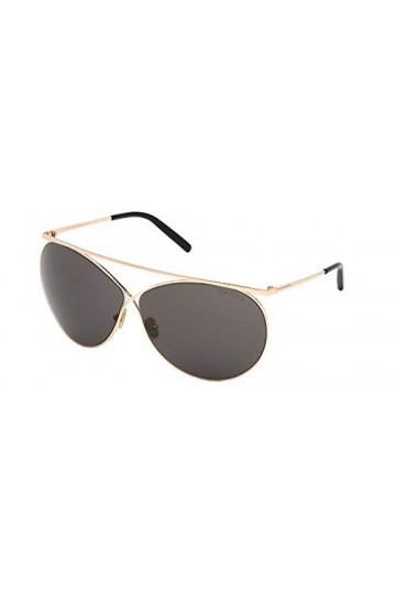 Tom Ford Lunettes de Soleil STEVLE FT 0761 Shiny Rose Gold/Grey 67/8/130 femme