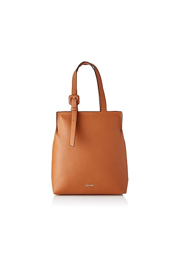 Calvin Klein Soft Neat NS Shopper, Vêtements de Sport Femme, Marron, Medium