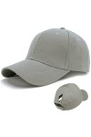 LIVACASA Casquette de Baseball Femme Fille en Coton Respirante Ajustable Légère Anti-Soleil Un Trou pour Queue de Cheval Casq