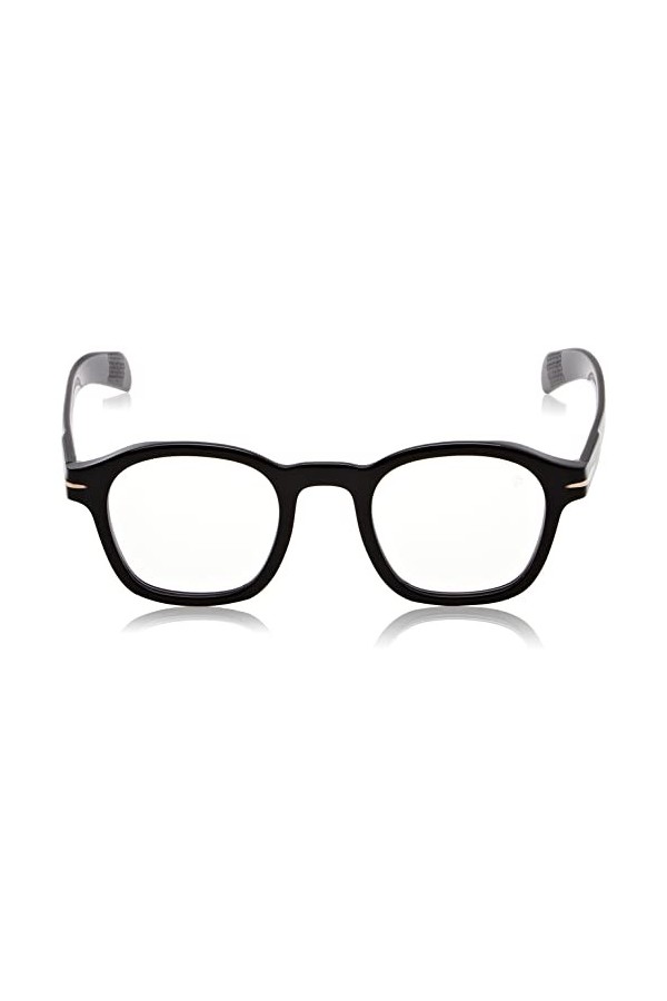 David Beckham DB 7053/bb Sunglasses, 2M2/23 Black Gold, 45 Unisex