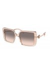 Bvlgari Mixte 0bv8243b 56 55123b Lunettes de Soleil, Opal Pink Striped/Pink Grey Shaded, Taille Unique